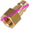 Male end for quick coupling, with female thread 7.2-1/4 M/F